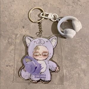 Sleepless Grumpipi Keychain